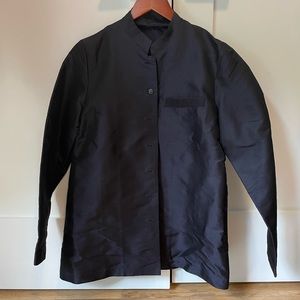 Dosa black silk jacket